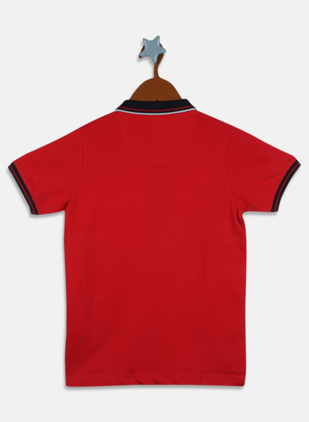 Boys Red Printed T-Shirt