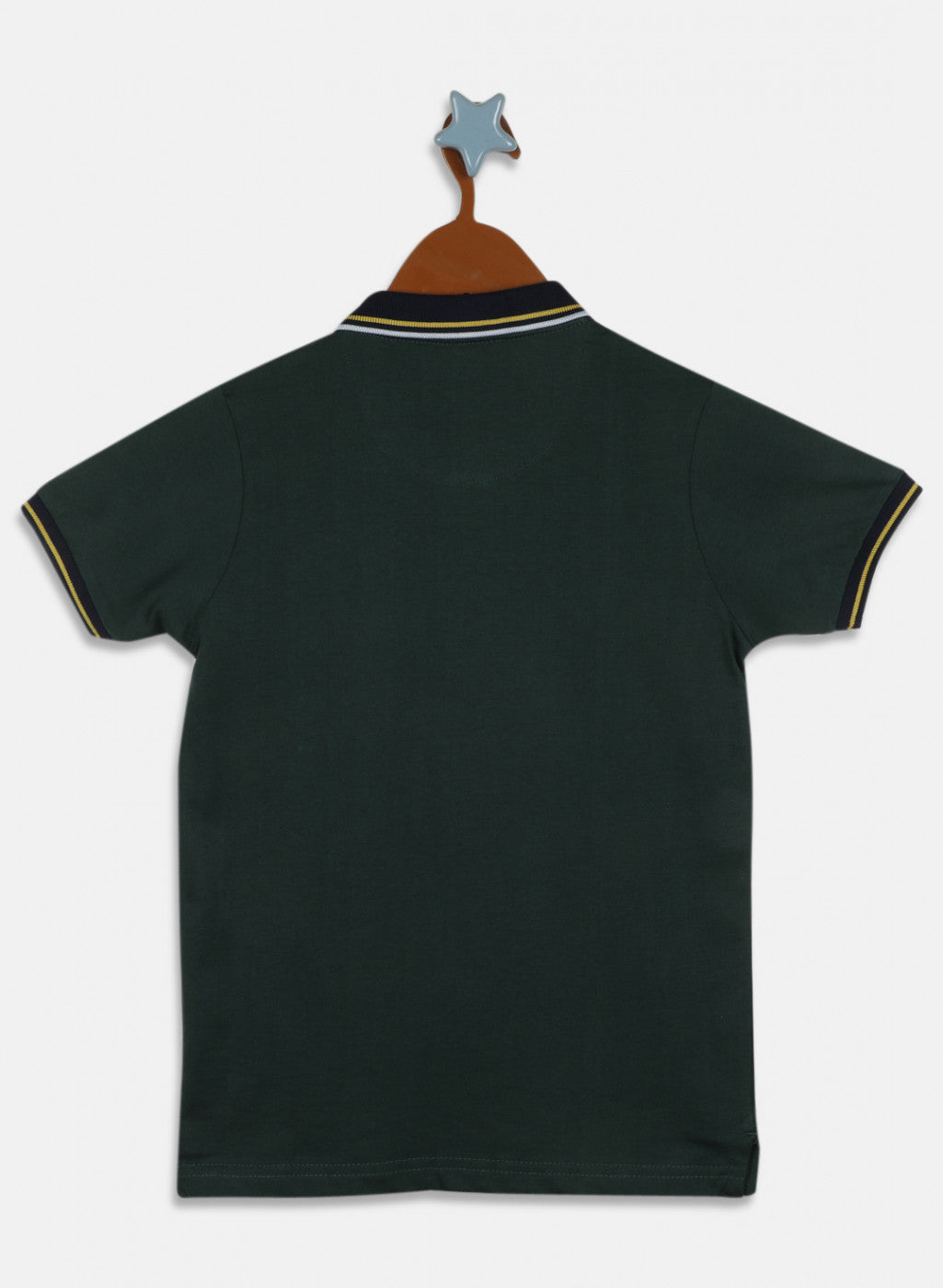 Boys Green Printed T-Shirt