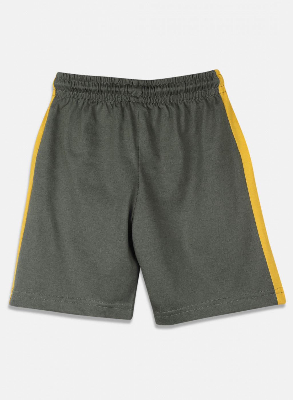 Boys Olive Plain Bermuda