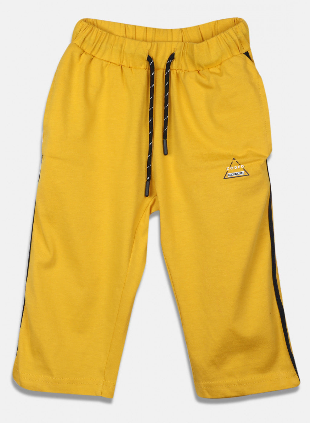 Boys Mustard Plain Capri