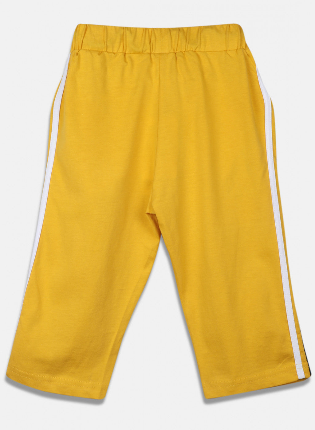 Boys Mustard Plain Capri