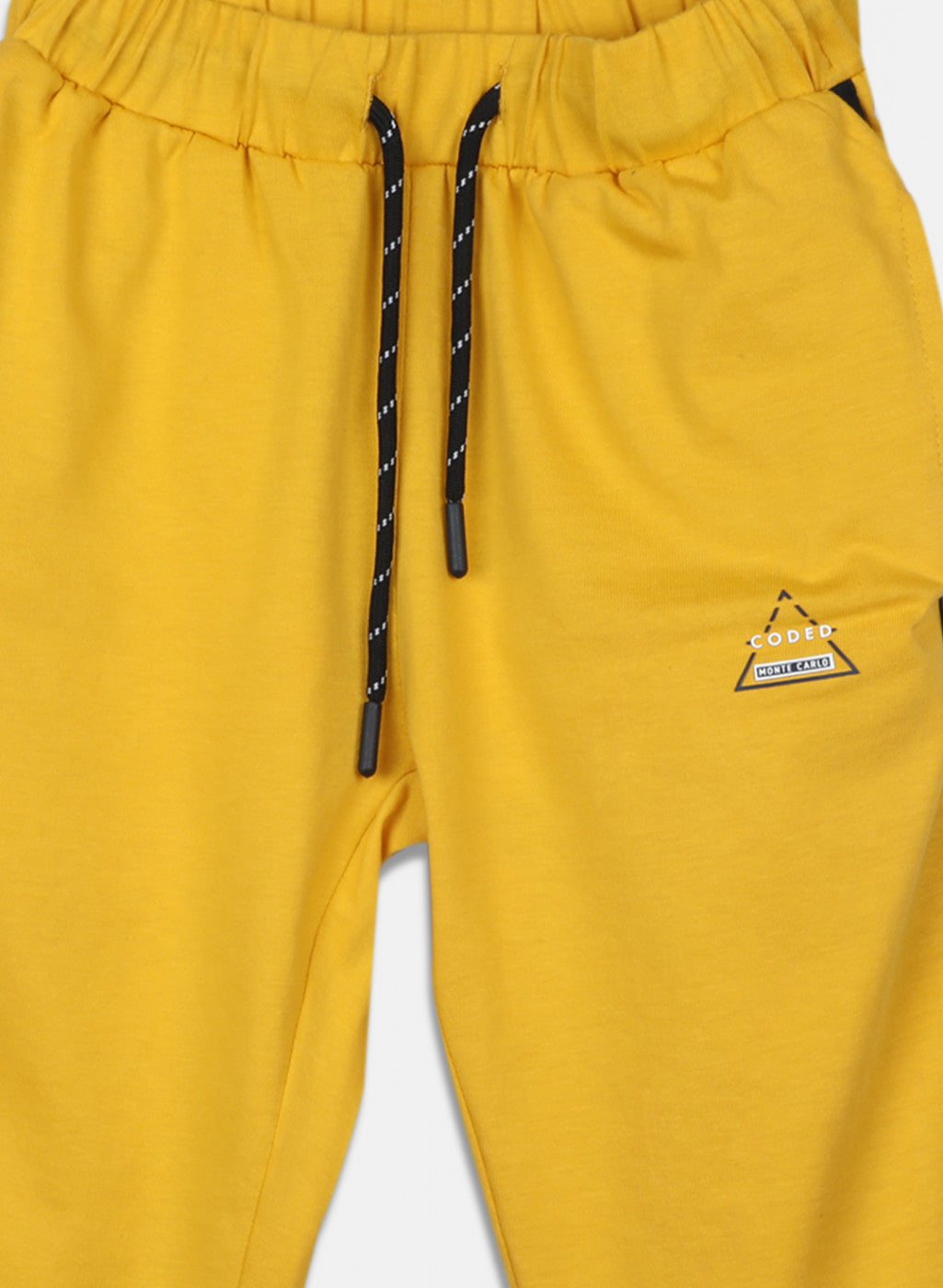 Boys Mustard Plain Capri