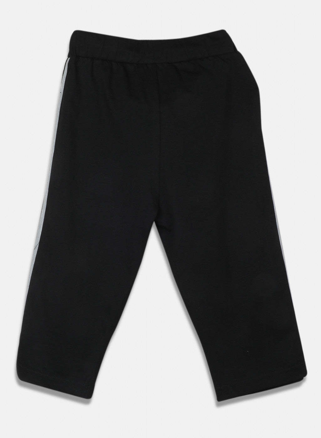 Boys Black Plain Capri