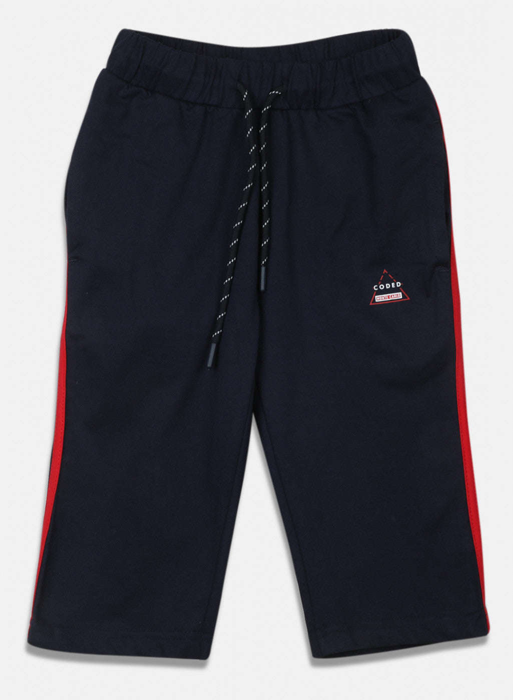 Boys Navy Blue Plain Capri