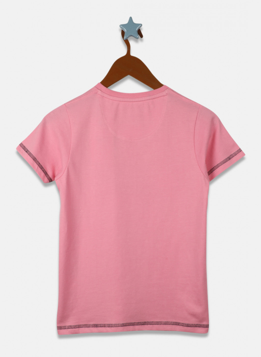 Boys Pink Printed T-Shirt