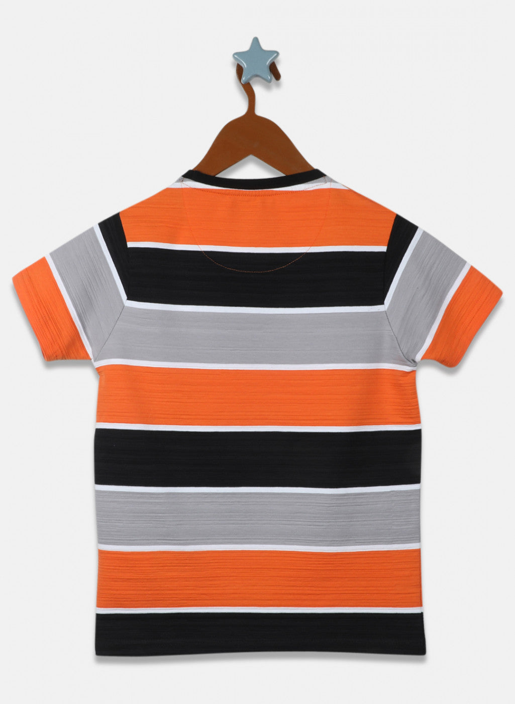 Boys Orange Stripe T-Shirt