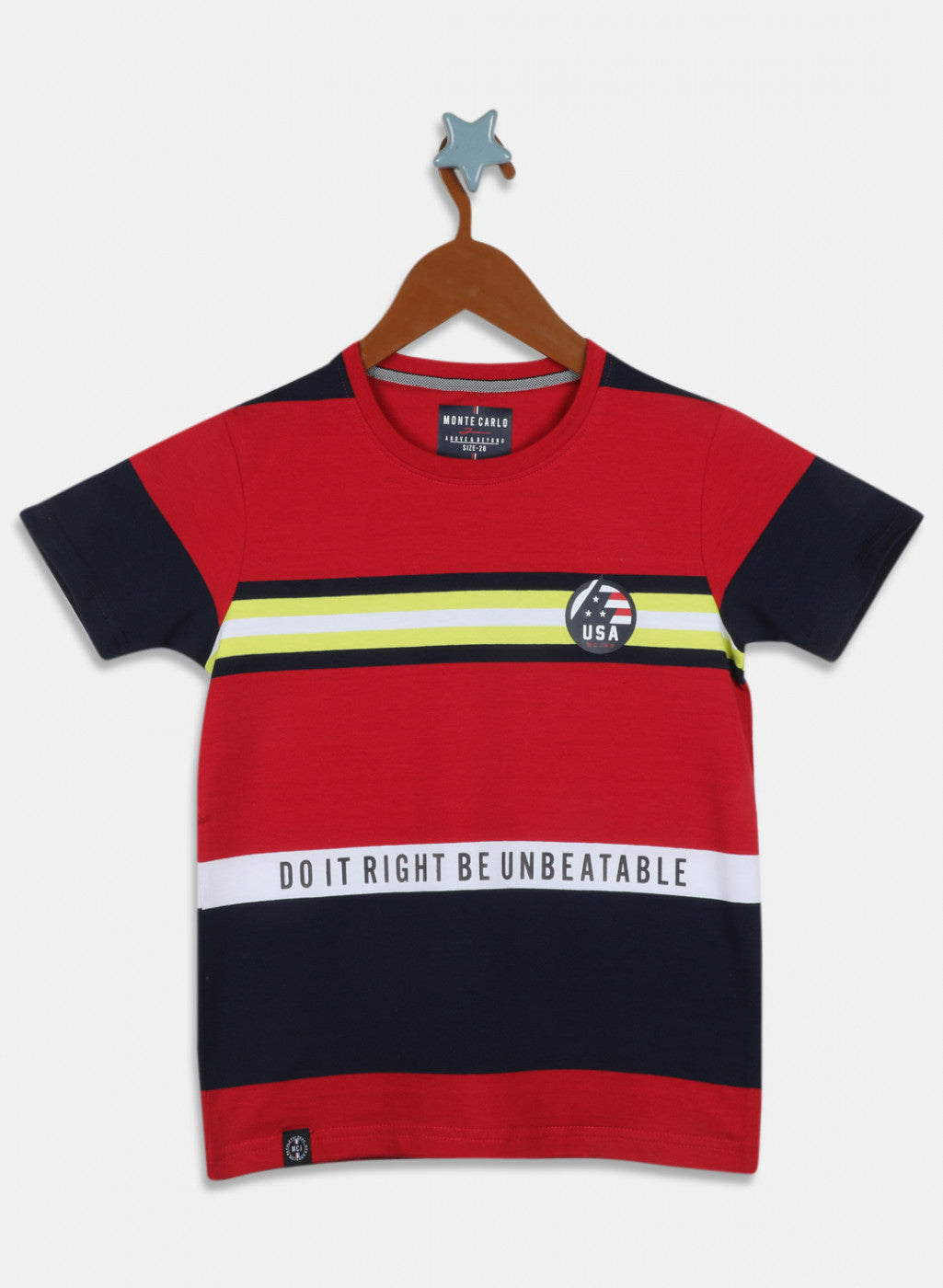 Boys Red Stripe T-Shirt