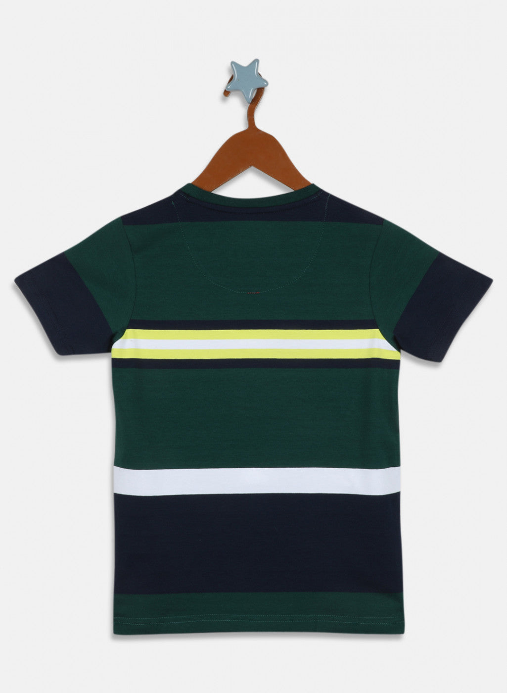 Boys Green Stripe T-Shirt