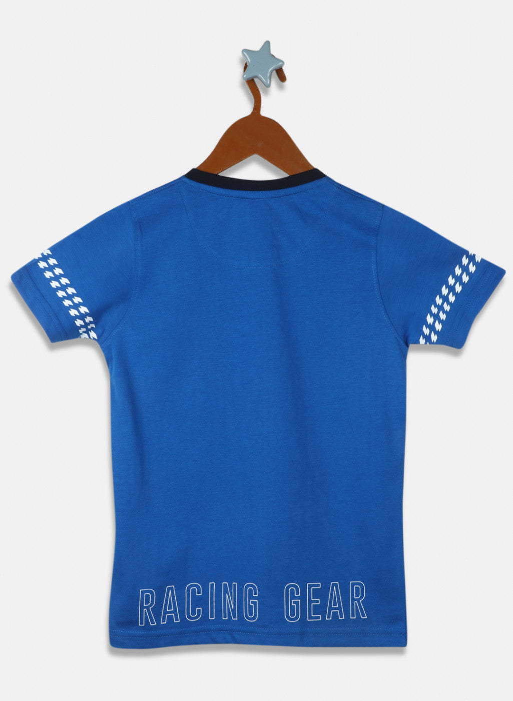 Boys Blue Printed T-Shirt