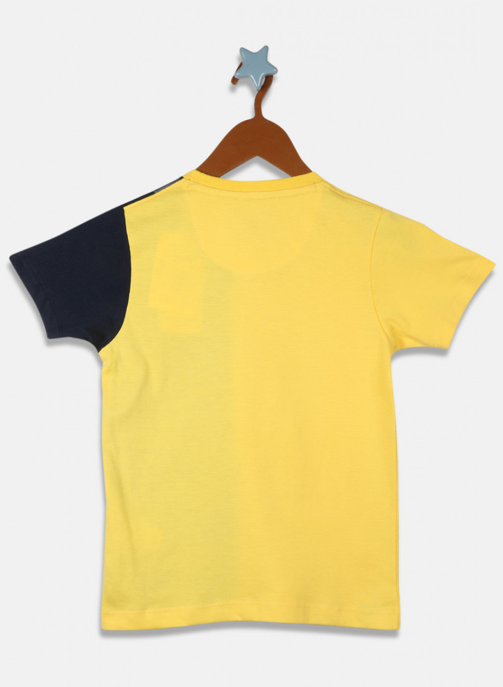 Boys Yellow Printed T-Shirt