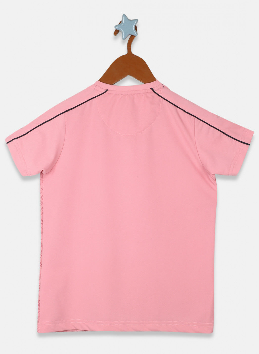 Boys Pink Printed T-Shirt