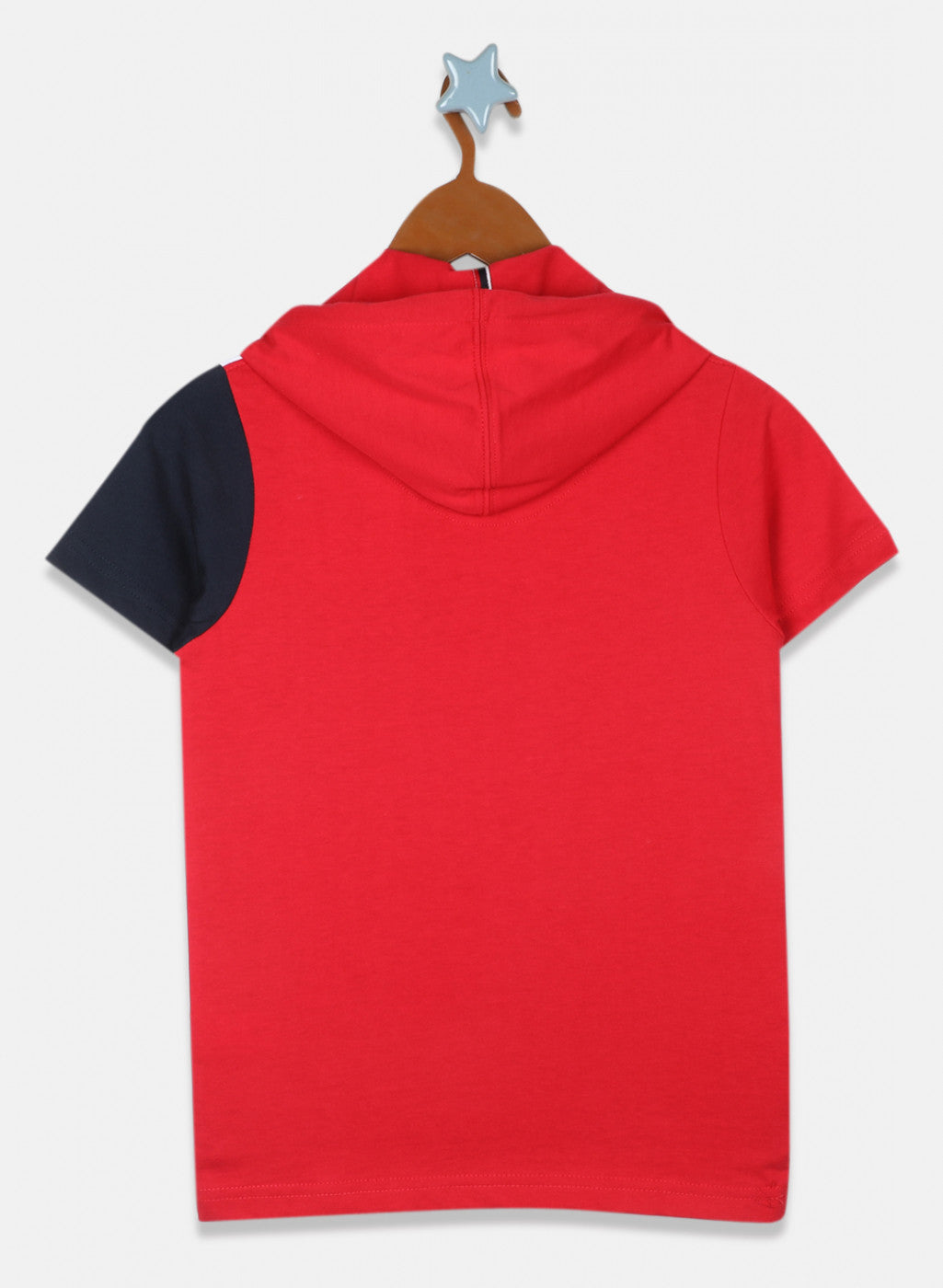 Boys Red Printed T-Shirt