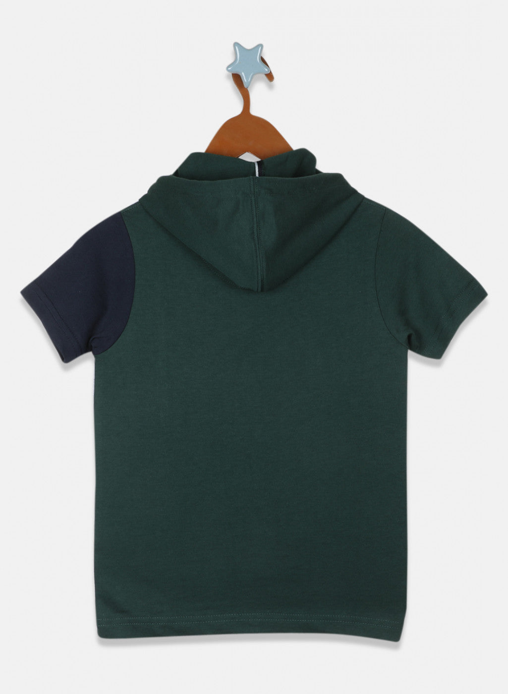 Boys Green Printed T-Shirt