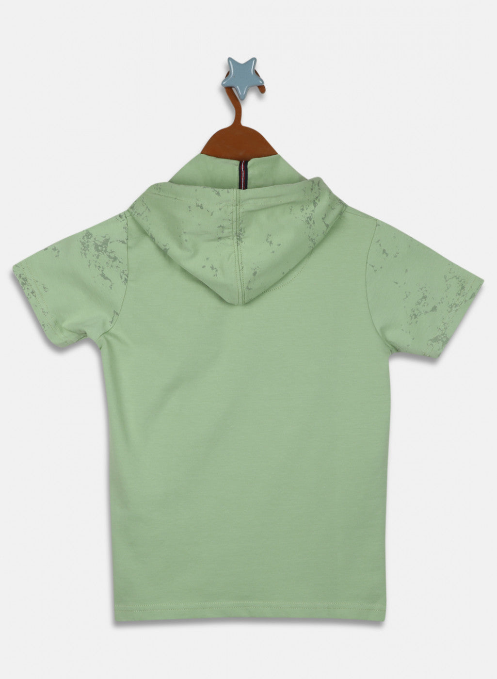 Boys Green Printed T-Shirt