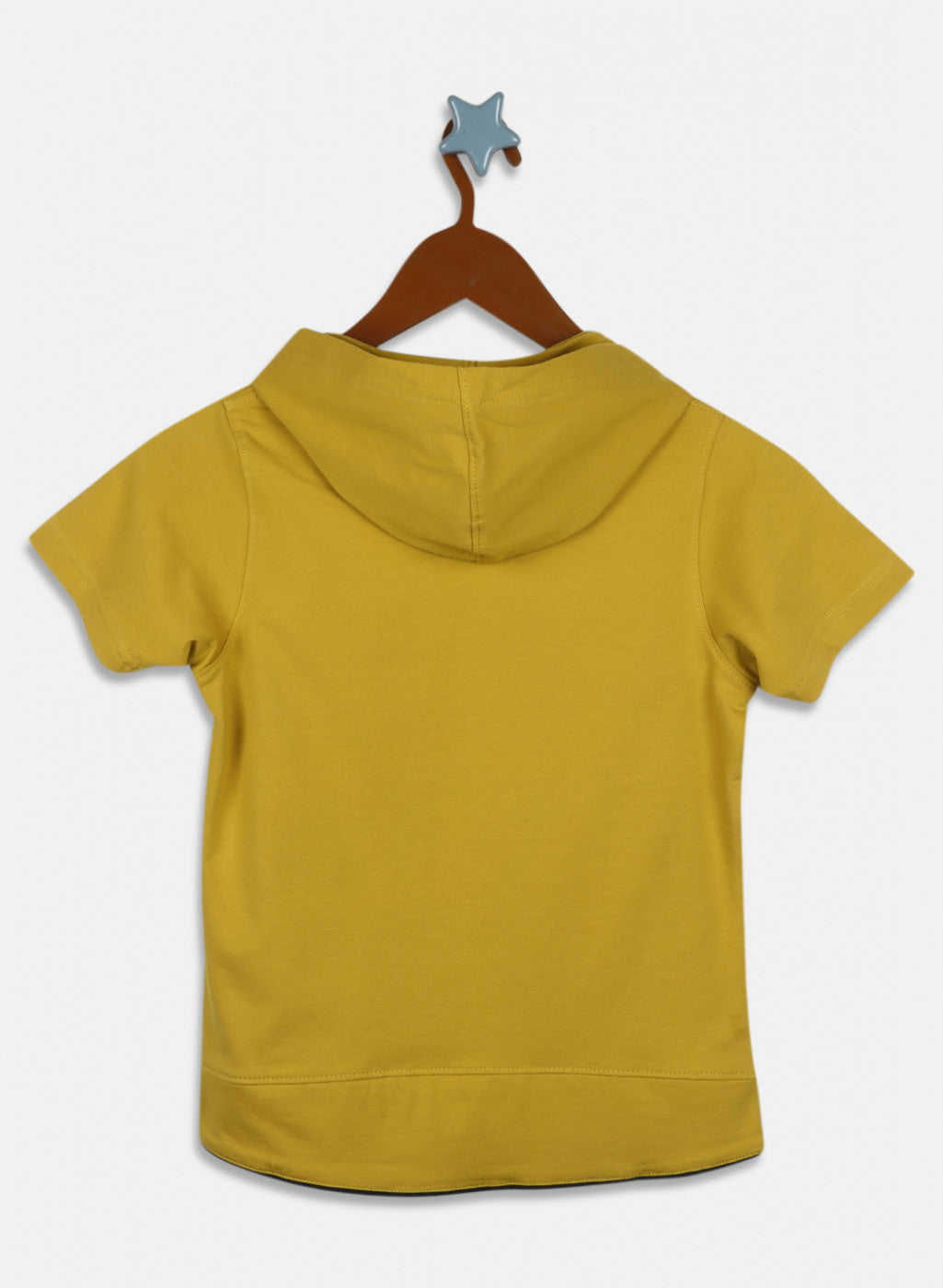 Boys Yellow Printed T-Shirt