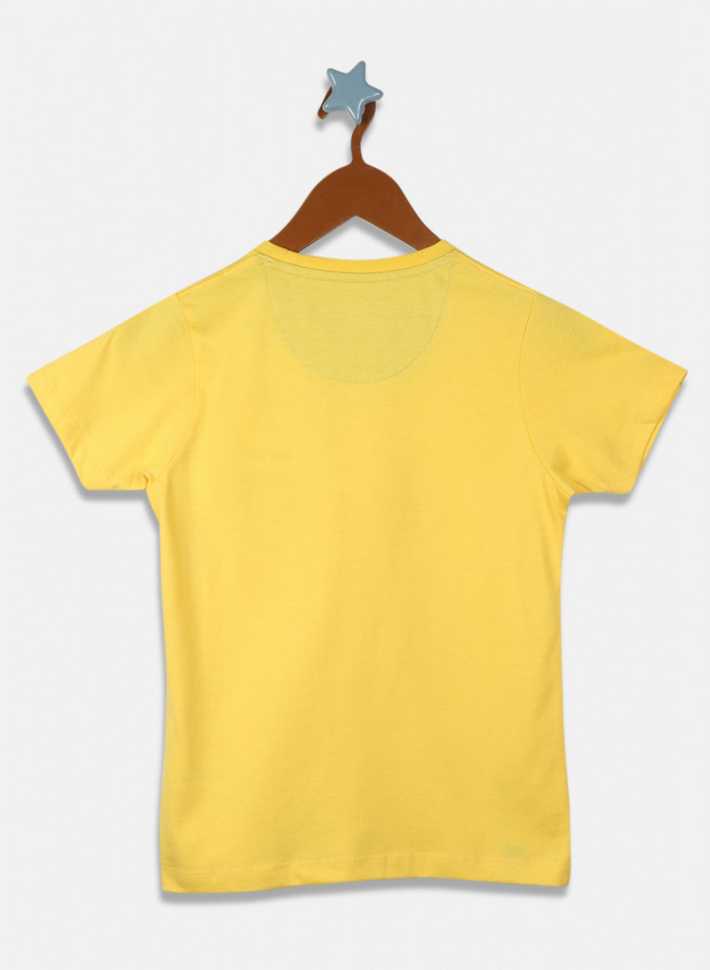 Boys Yellow Printed T-Shirt