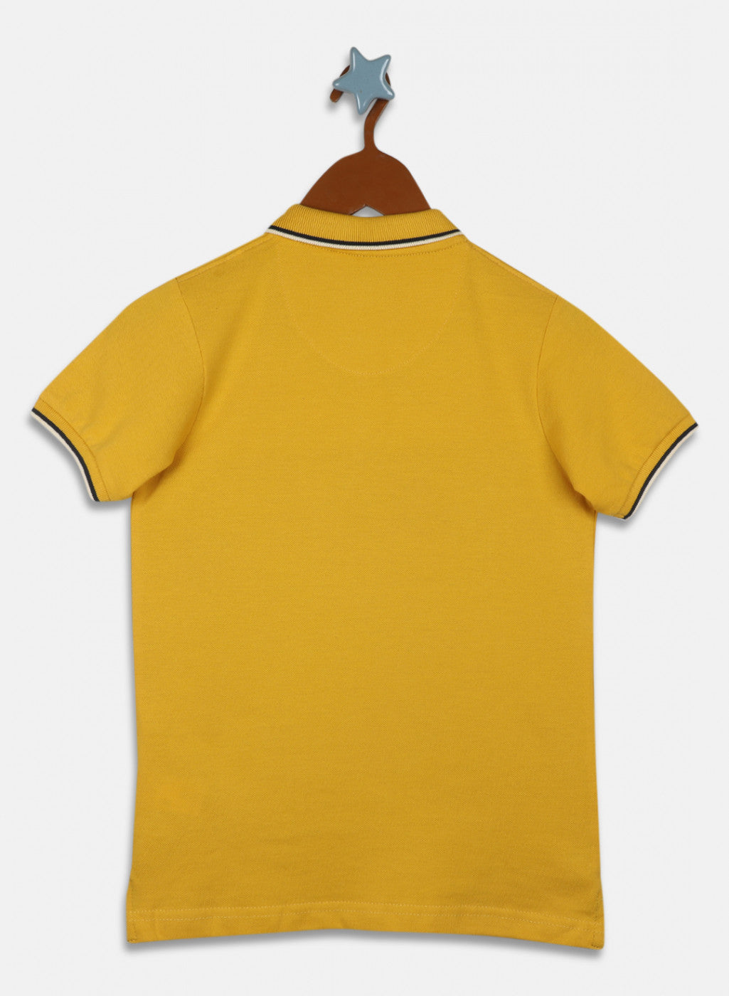 Boys Mustard Printed T-Shirt