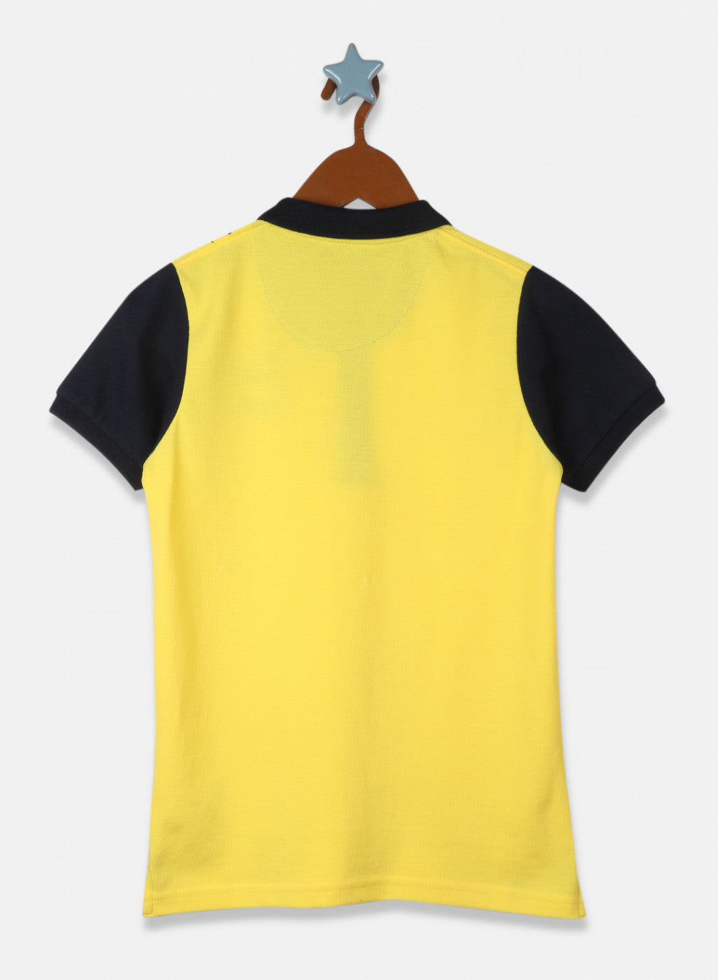 Boys Yellow Printed T-Shirt