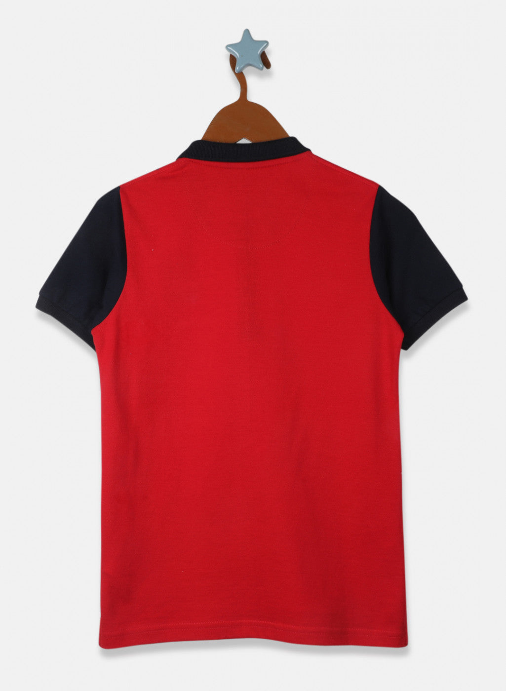 Boys Red Printed T-Shirt