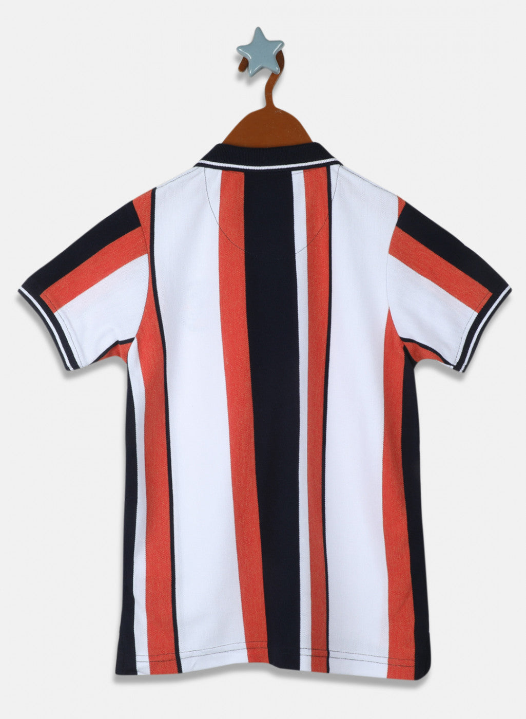 Boys White Stripe T-Shirt