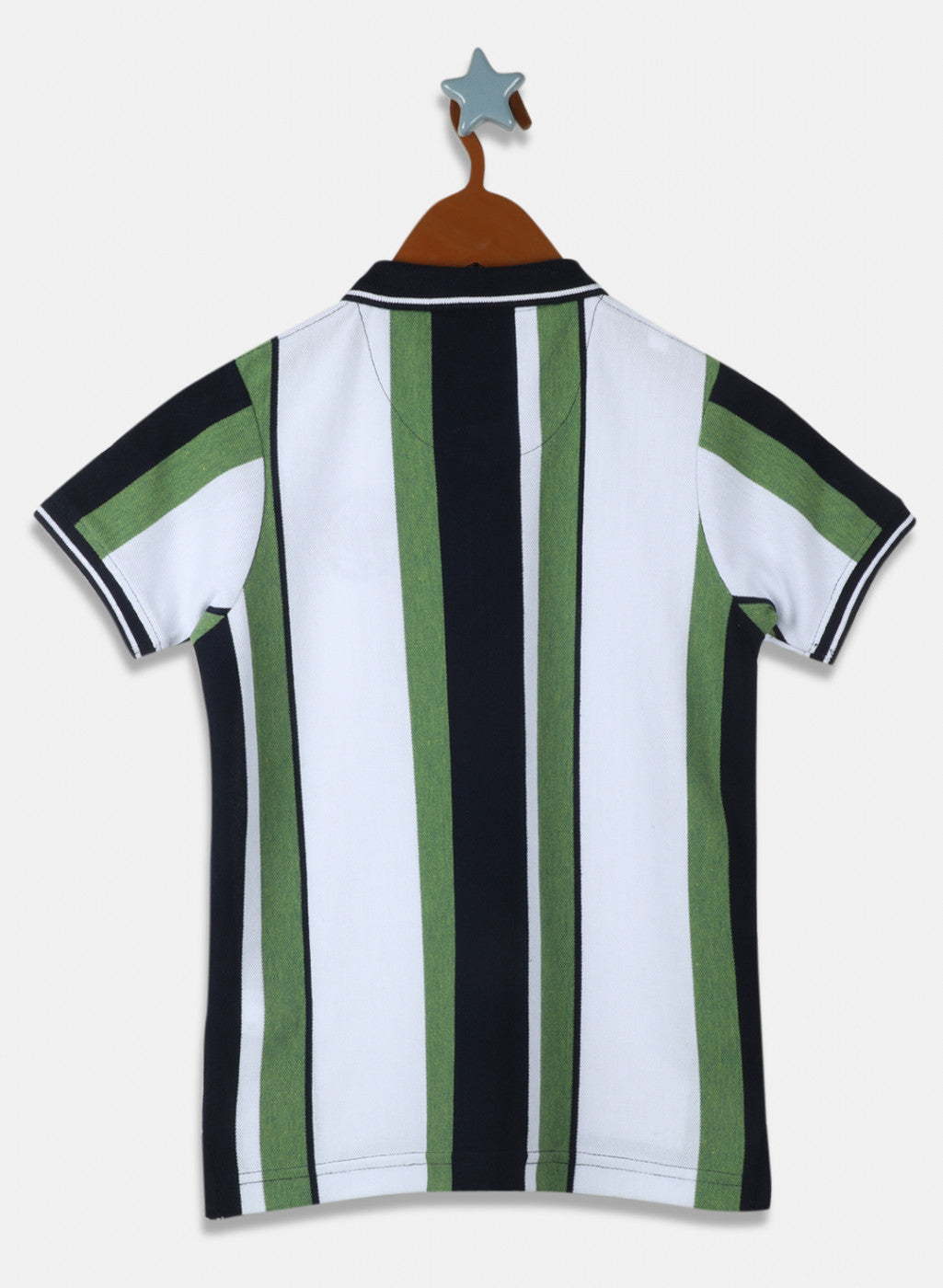 Boys White Stripe T-Shirt