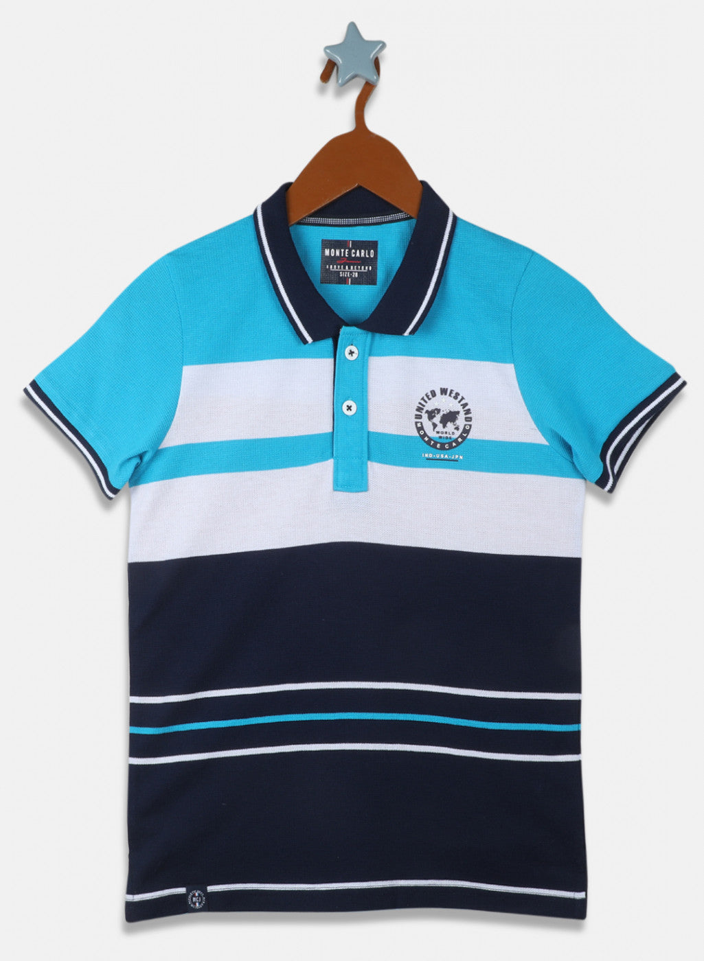 Boys Blue Stripe T-Shirt