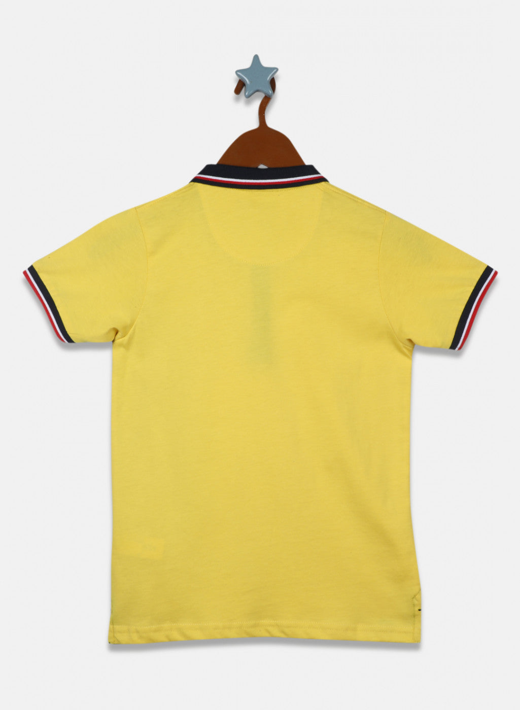 Boys Mustard Printed T-Shirt