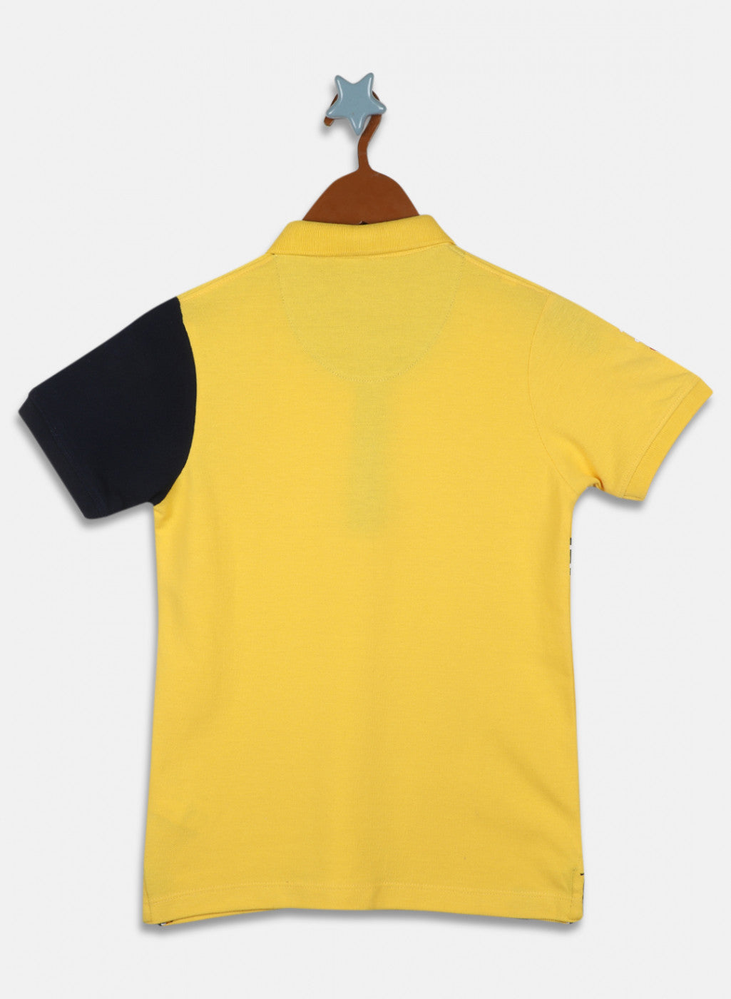 Boys Yellow Printed T-Shirt