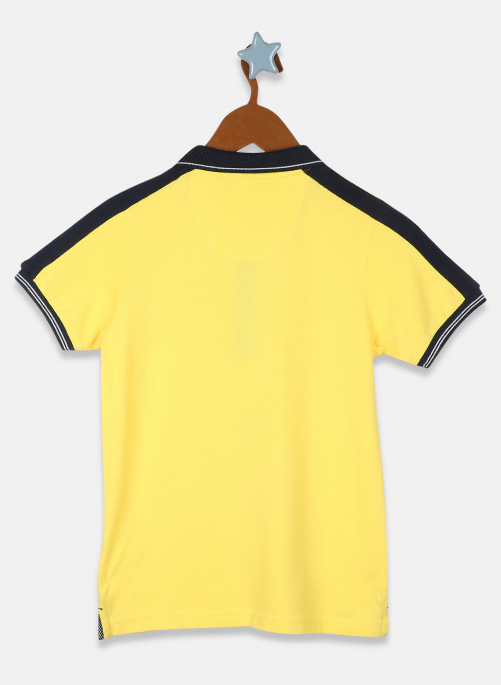 Boys Yellow Printed T-Shirt