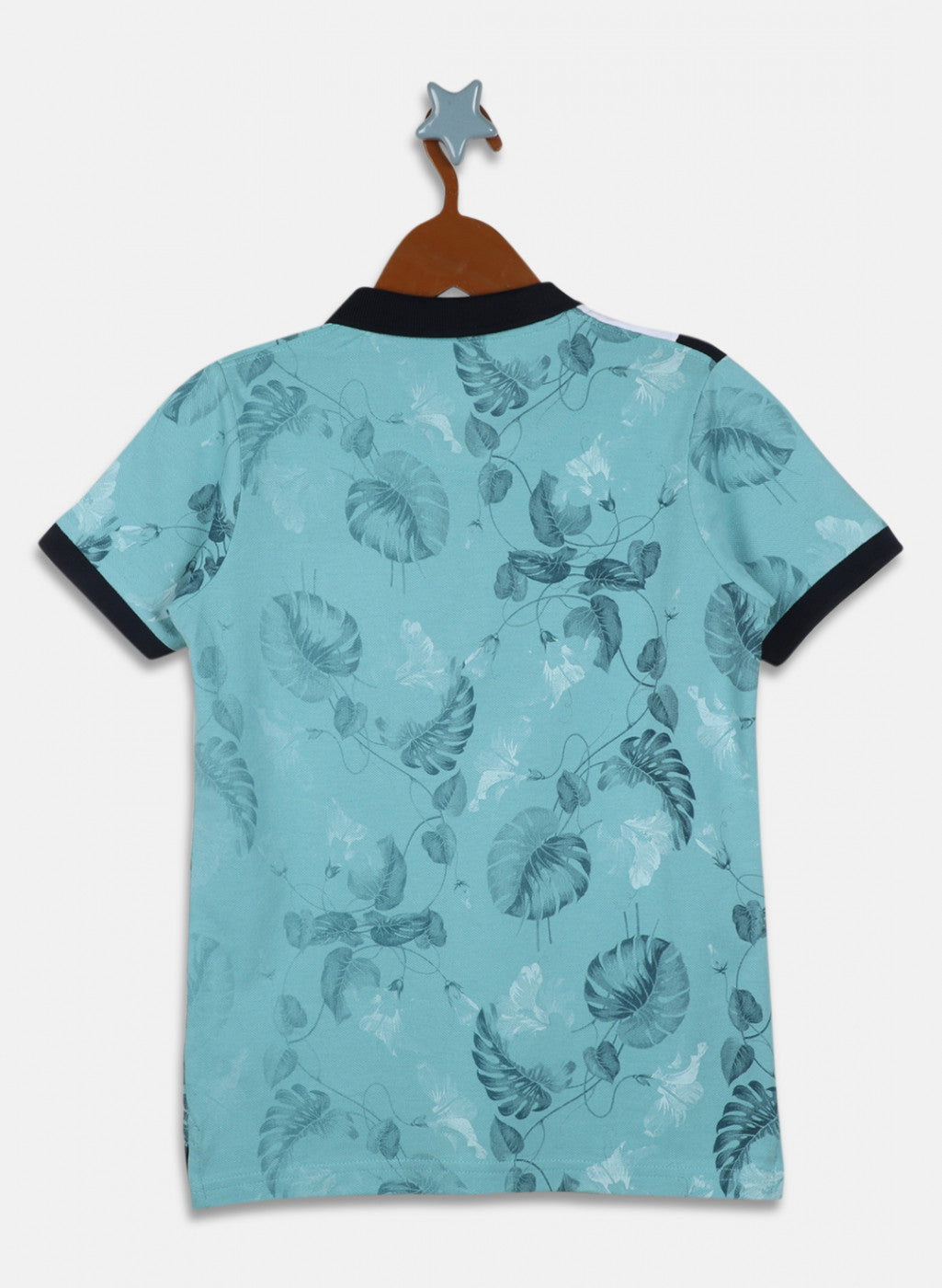 Boys Blue Printed T-Shirt