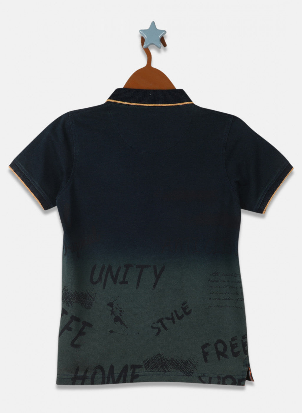 Boys Blue Printed T-Shirt