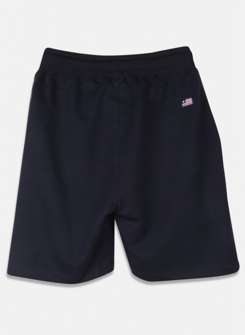 Boys NAvy Blue Printed Bermuda