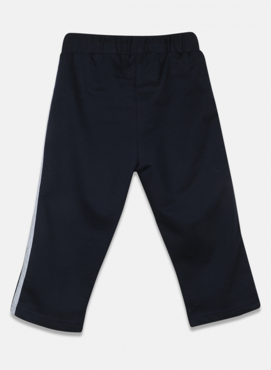 Boys Navy Blue Printed Capri