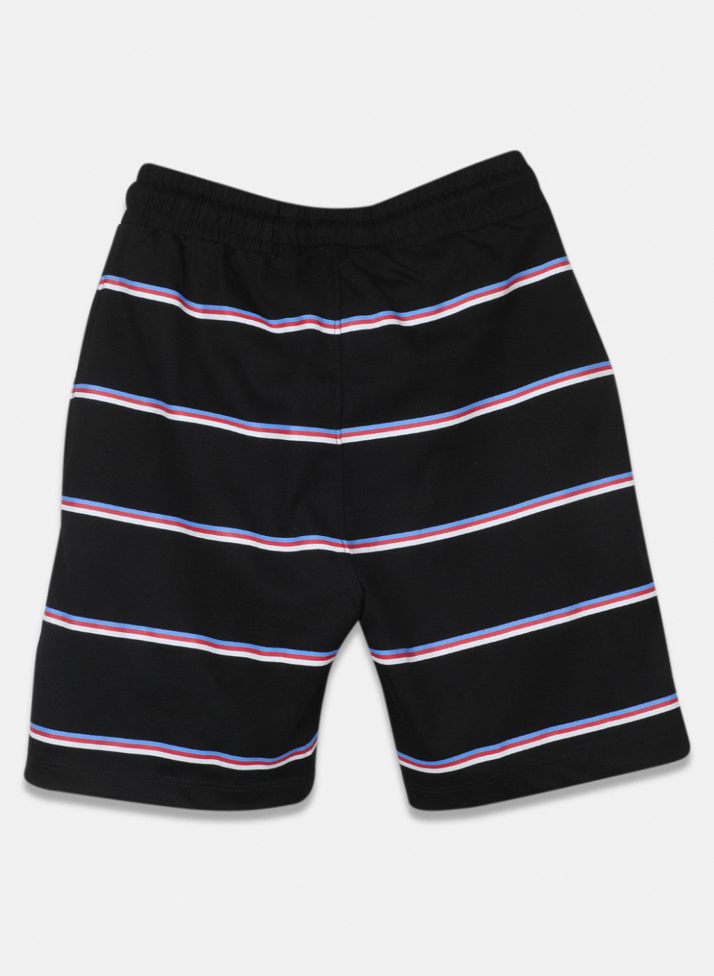 Boys Red & Black Printed Bermuda Set