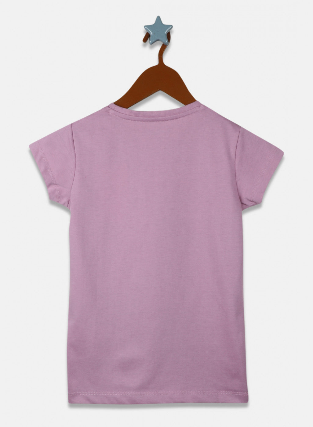 Girls Purple Printed Top