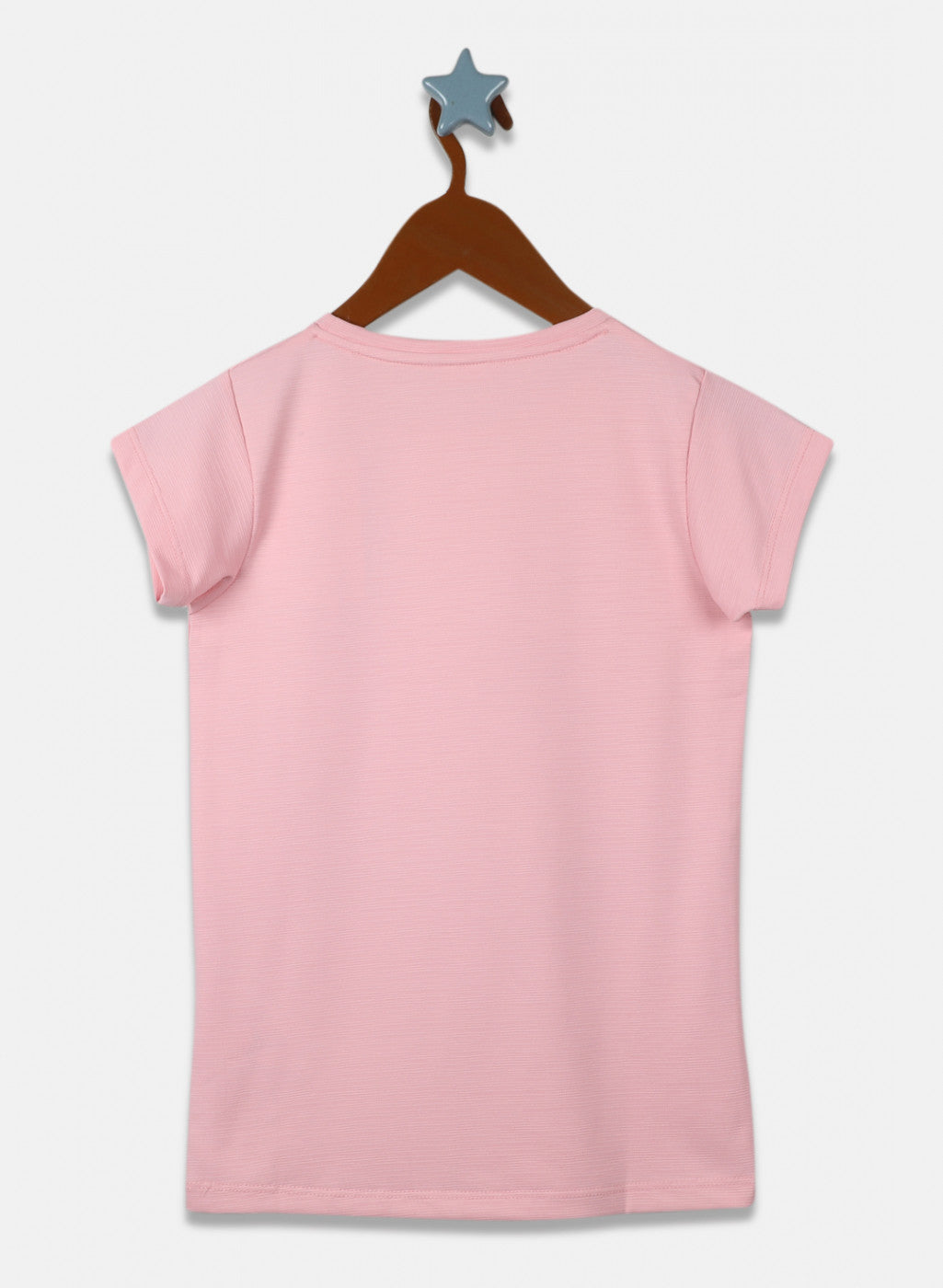 Girls Pink Printed Top