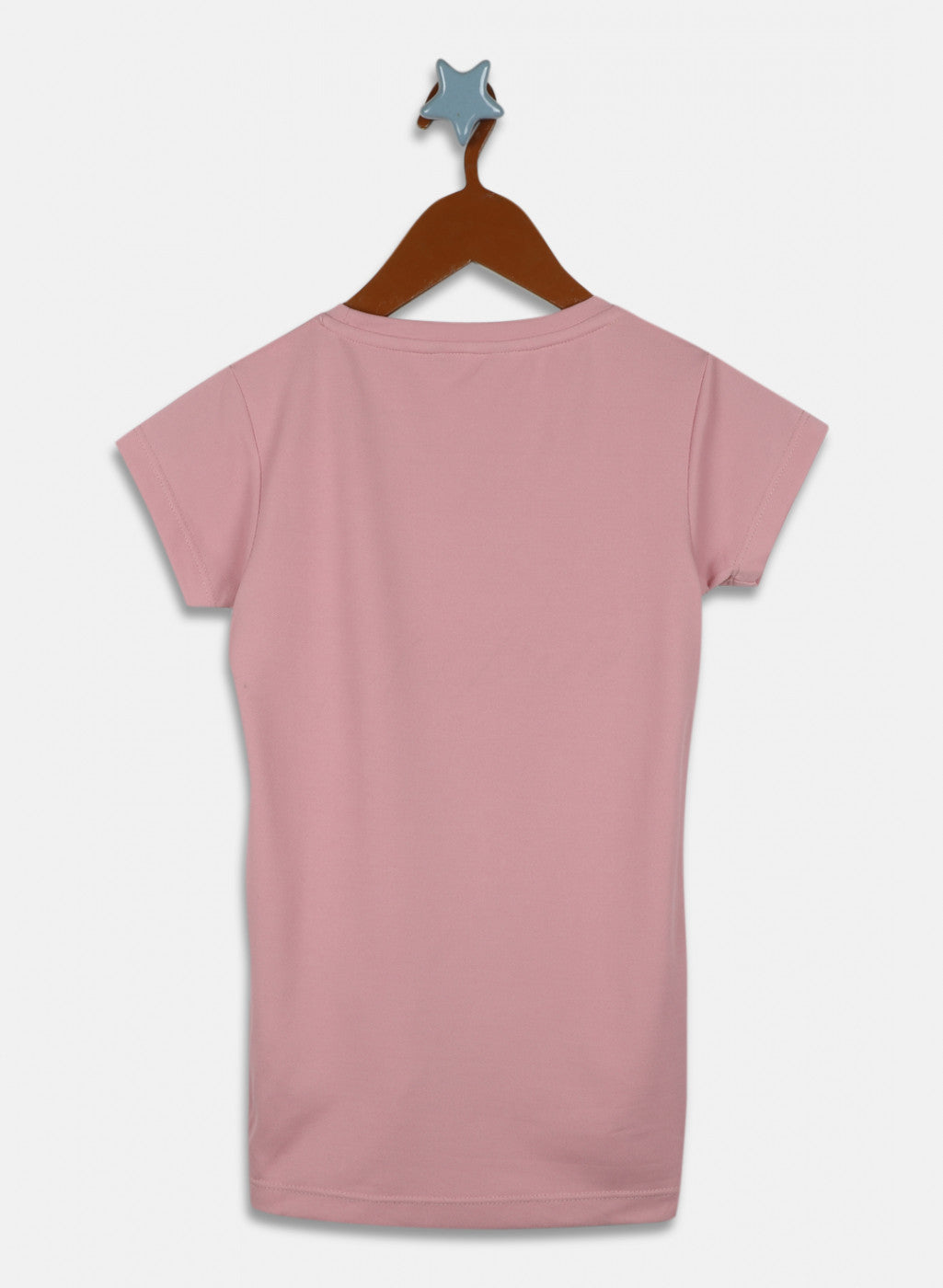 Girls Pink Printed Top