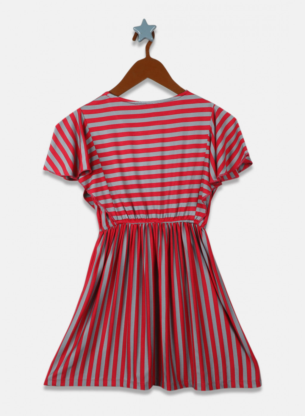 Girls Pink Stripe Dress