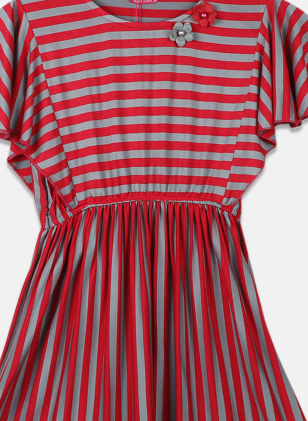 Girls Pink Stripe Dress