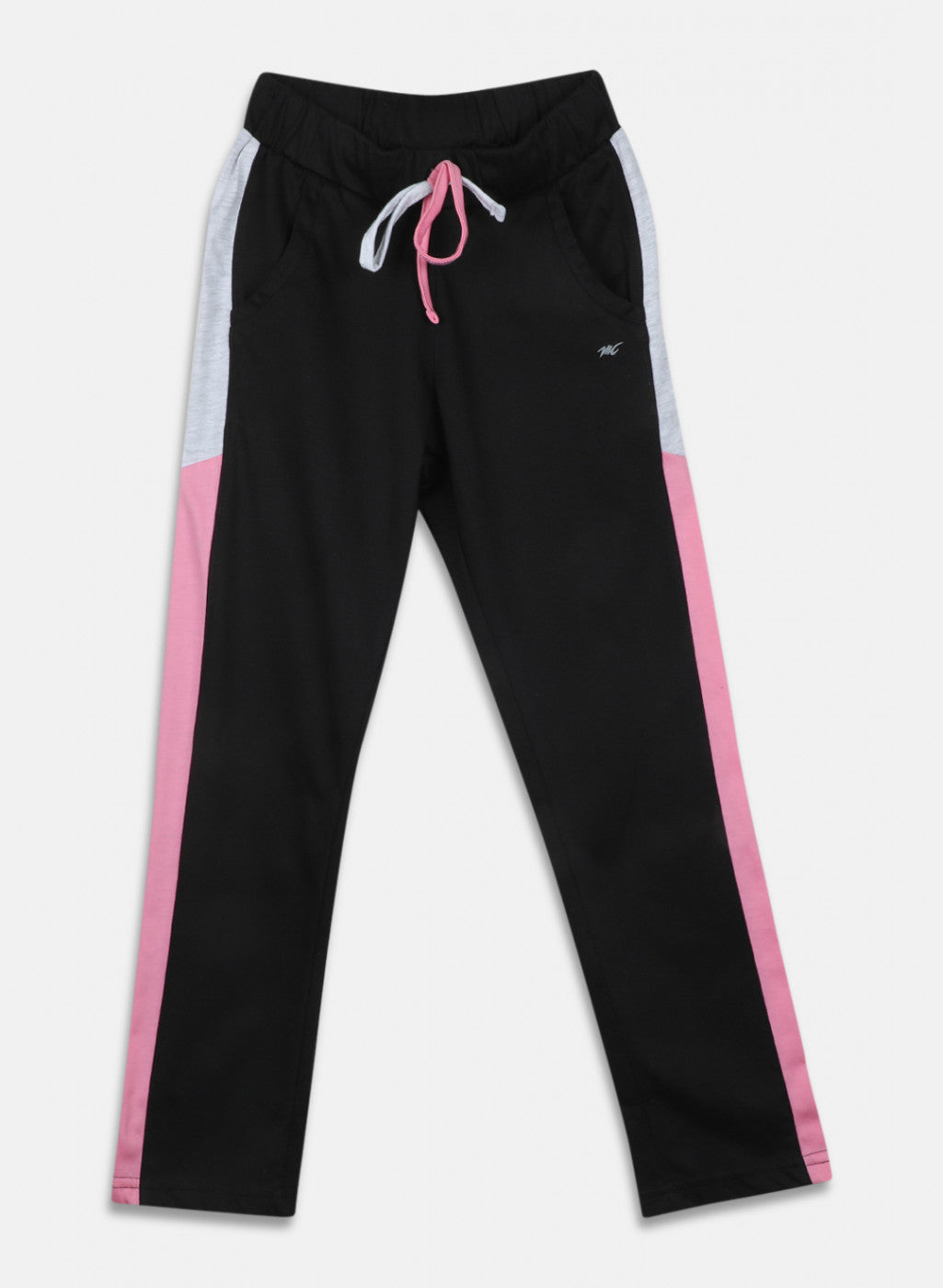 Girls Black Regular Fit Lower