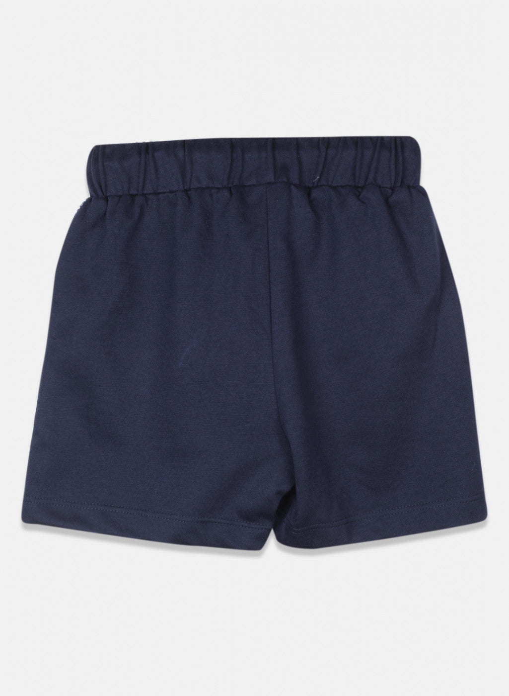 Girls Navy Blue Plain Short