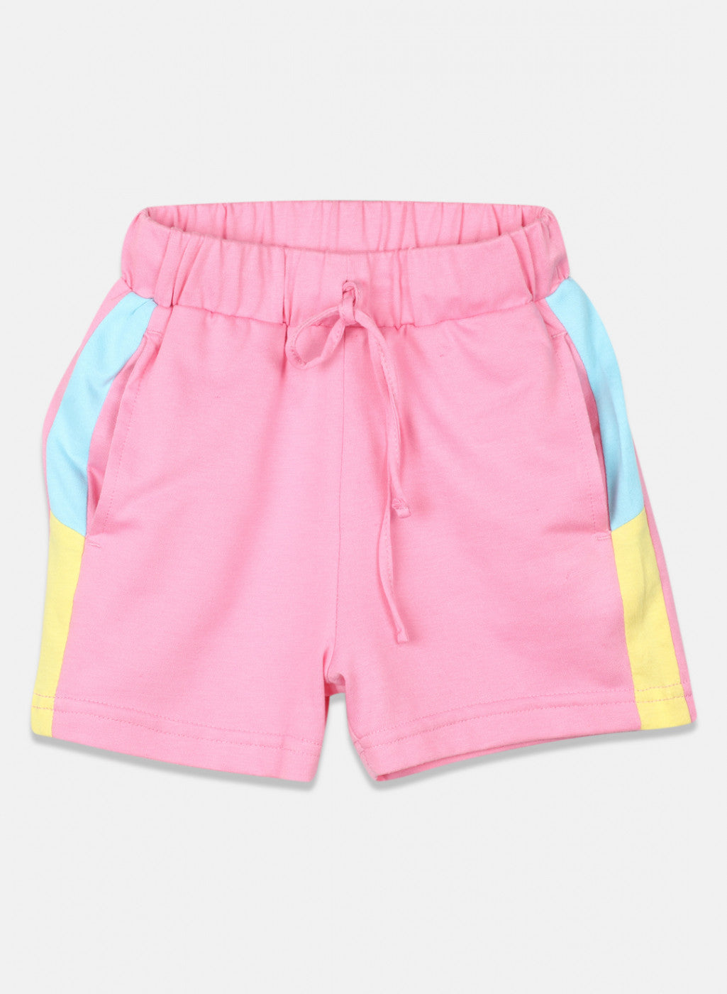 Girls Pink Plain Short