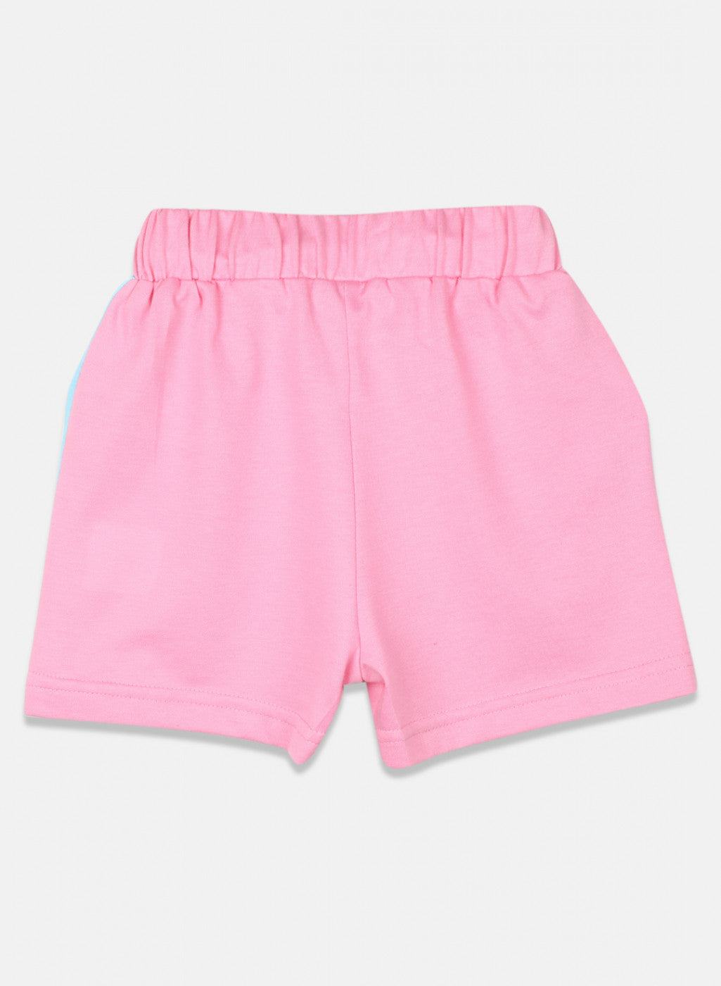 Girls Pink Plain Short