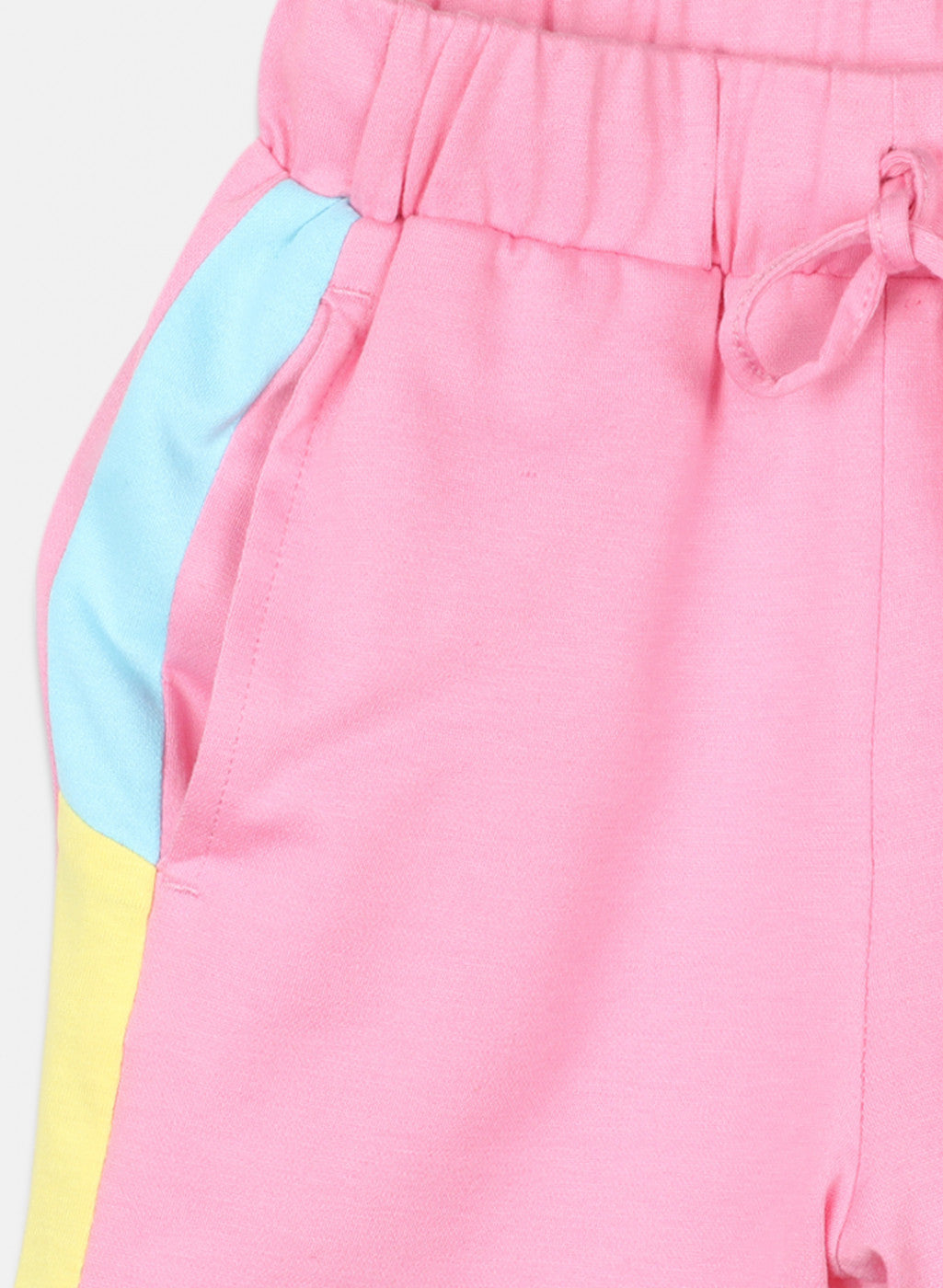 Girls Pink Plain Short