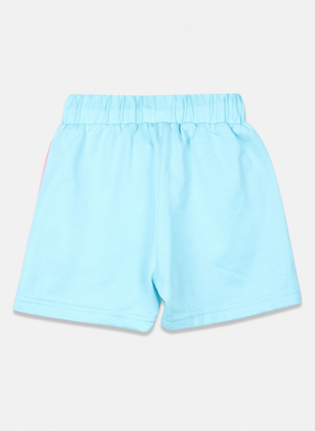 Girls Blue Plain Short