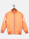 Boys Orange Solid Jacket