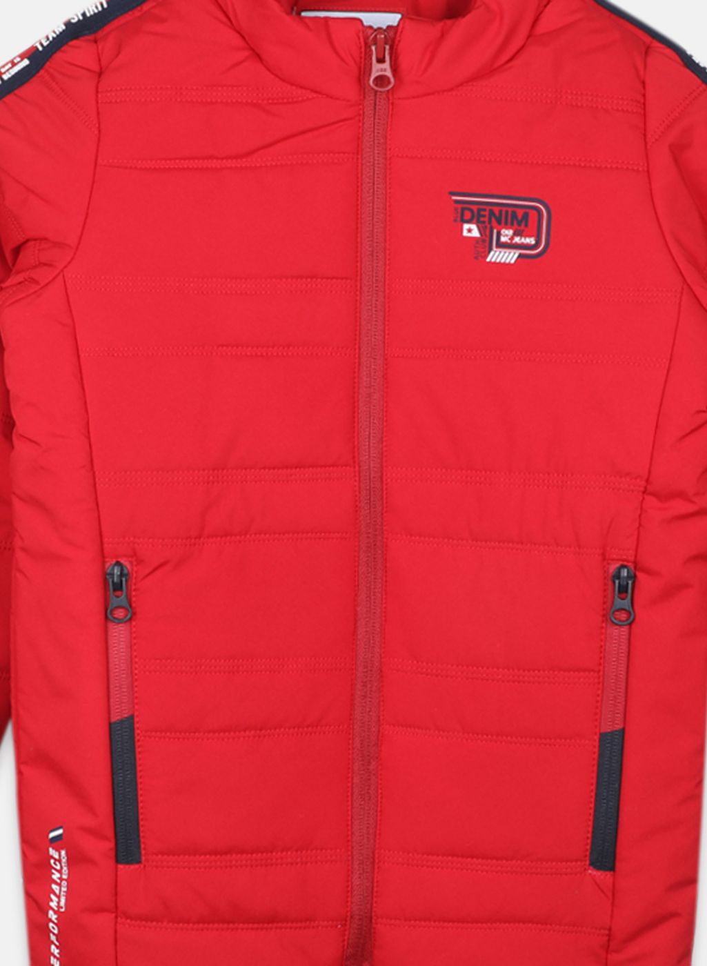 Boys Red Solid Jacket