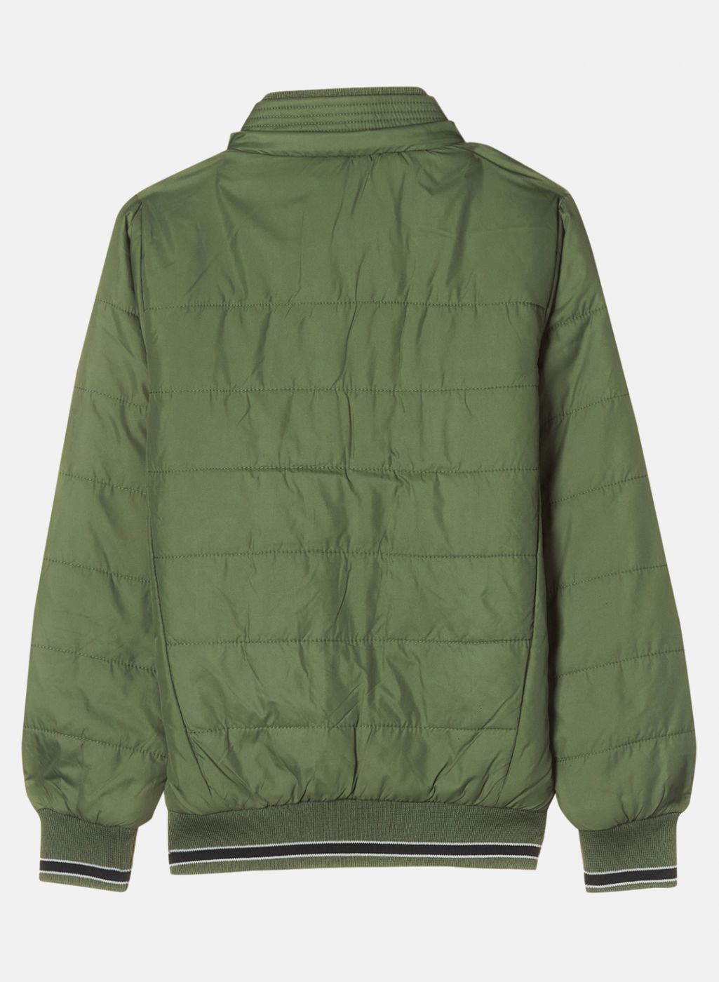 Boys Green Solid Jacket