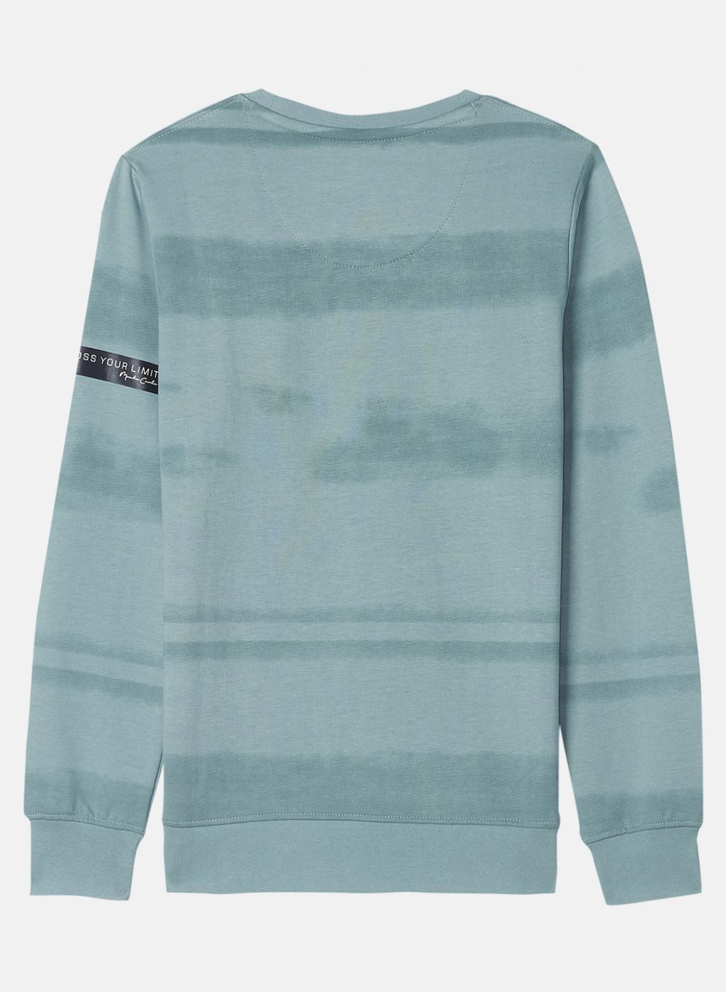 Boys Blue Printed Sweatshirt