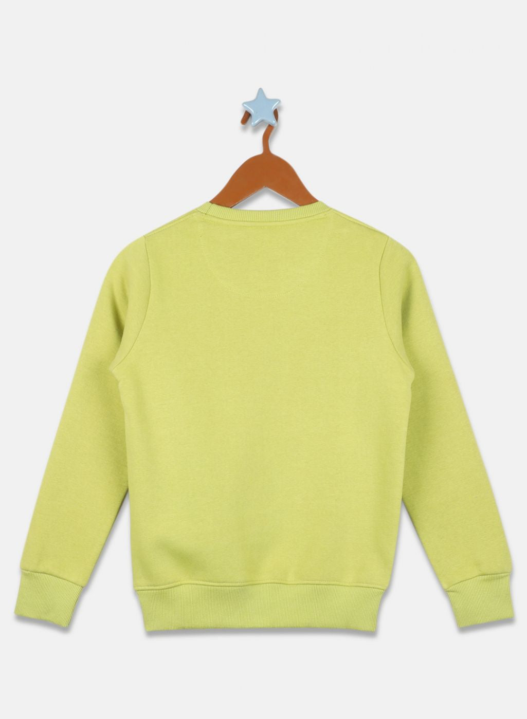 Boys Green Printed Sweatshirt